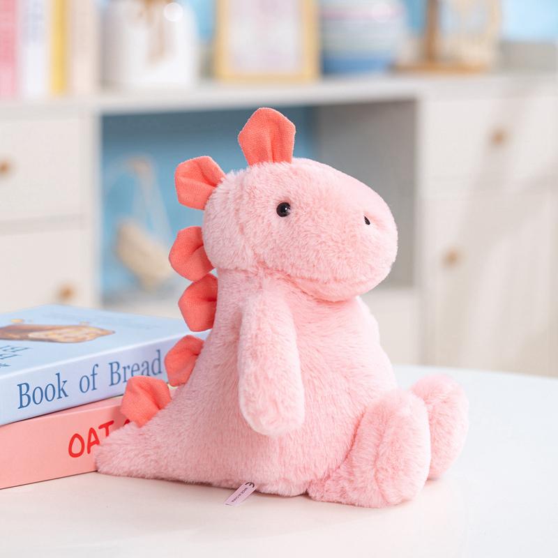 

Pink Dinosaur Soft Plush Toys Cute Stuffed Plushies Animal Dino Hugging Pillow Sleeping Companion Dolls Gifts For Princess 25cm розовый