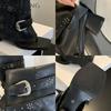 Fashion Brand Designer Shoes Woman Heeled Sandals Summer Ankle Boots Flip Flops 2025 New Clip Toe Square High Heels Leather Goth Chunky