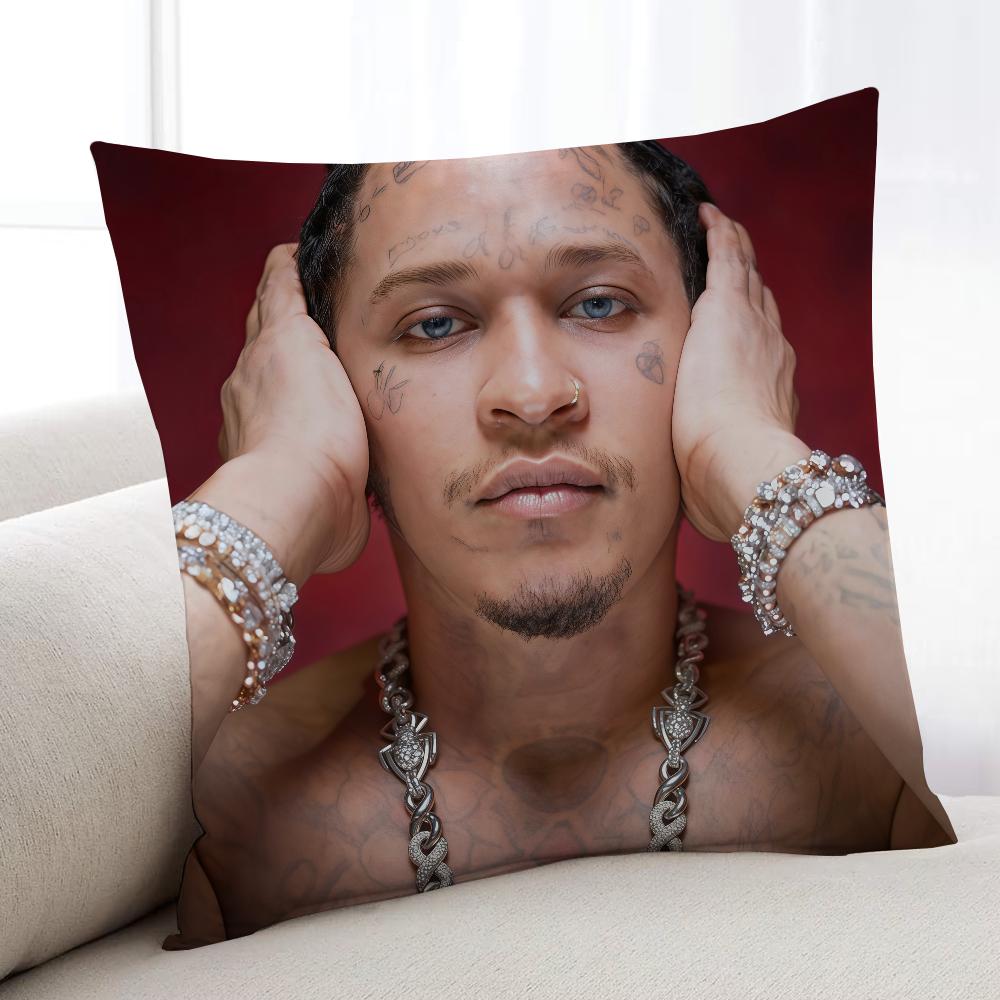 

Singer YYoung TThug Uy Scuti cushion cover Home Bedding Sofa living Room pillowcase Simple Soft Skin Cushion Cover Party Gift 30x30cm