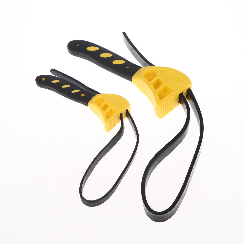 1/2Pcs Adjustable Rubber Strap Wrench Non Slip Grip Universal Fit For Plumbing Car Repair Diy Maintenance Tasks