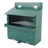 Futterautomat, Metall   Futterautomat mit transparenter Acrylplatte Haustier-Picknicktisch Zusammengebaute Futterbox für den Außenbereich Garten