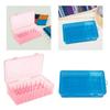 Embroidery Thread Storage Box DIY 42 Spools Clear Tray Sewing Thread Holder Spools Organizer Case for Desktop Home Embroidery