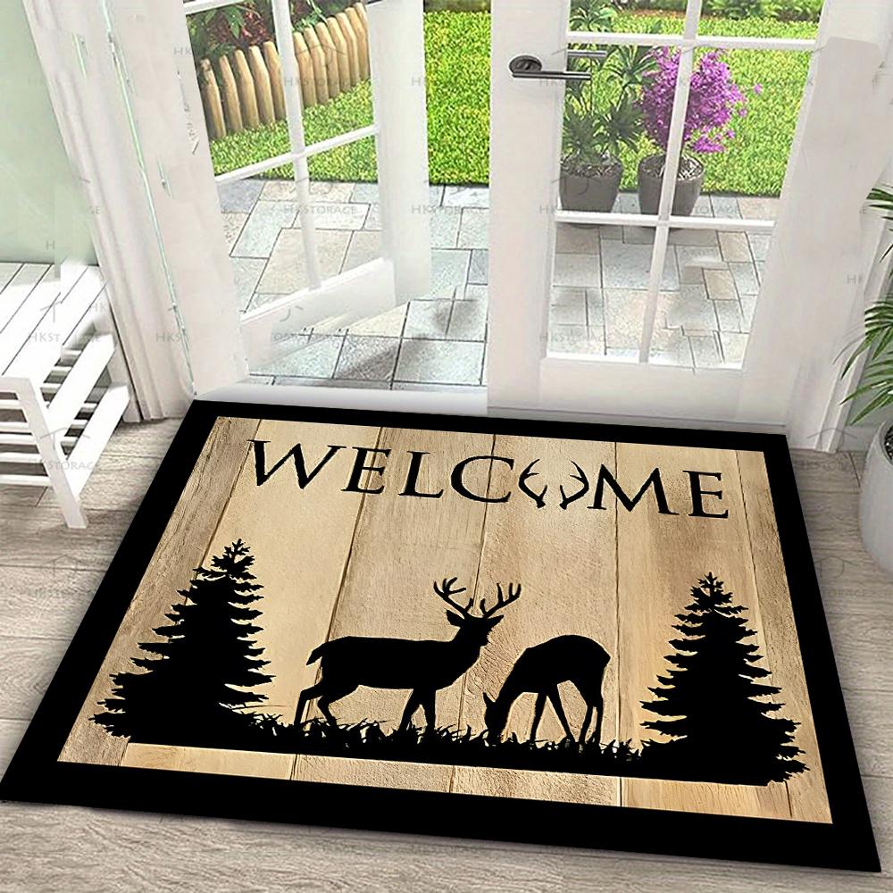 HOME Sweet HOME Doormat with Heart Letter Coir Non-Slip Entrance Mat for Front Door Porch Kitchen Indoor Outdoor Welcome Rug