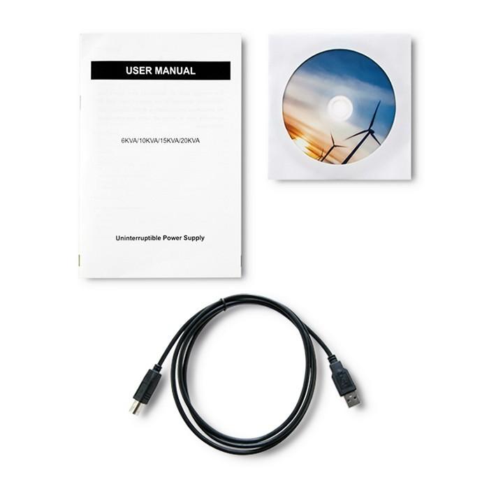 UPS On-line Pure Sine Wave 10kVA 8kW LCD USB