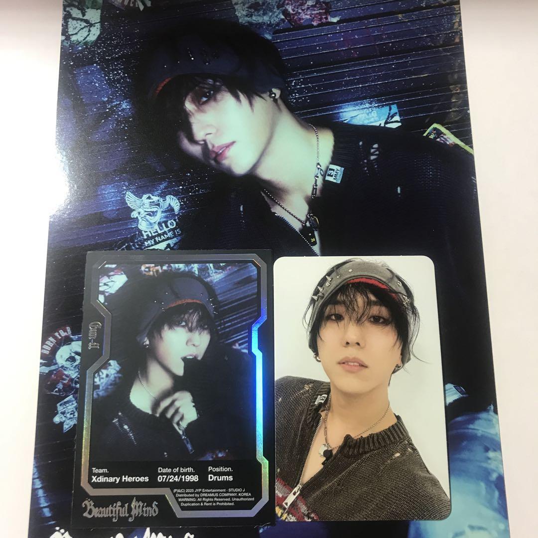 

[USED] Xdinary Heroes Gonil Trading Card + Poster