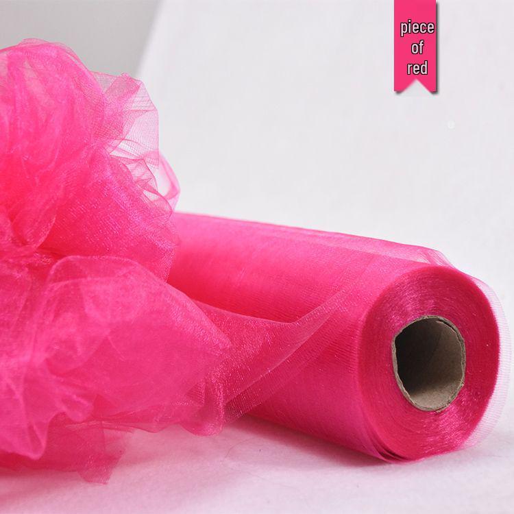 Wedding Stair Railing Gauze Drapes and Floral Decorations Set