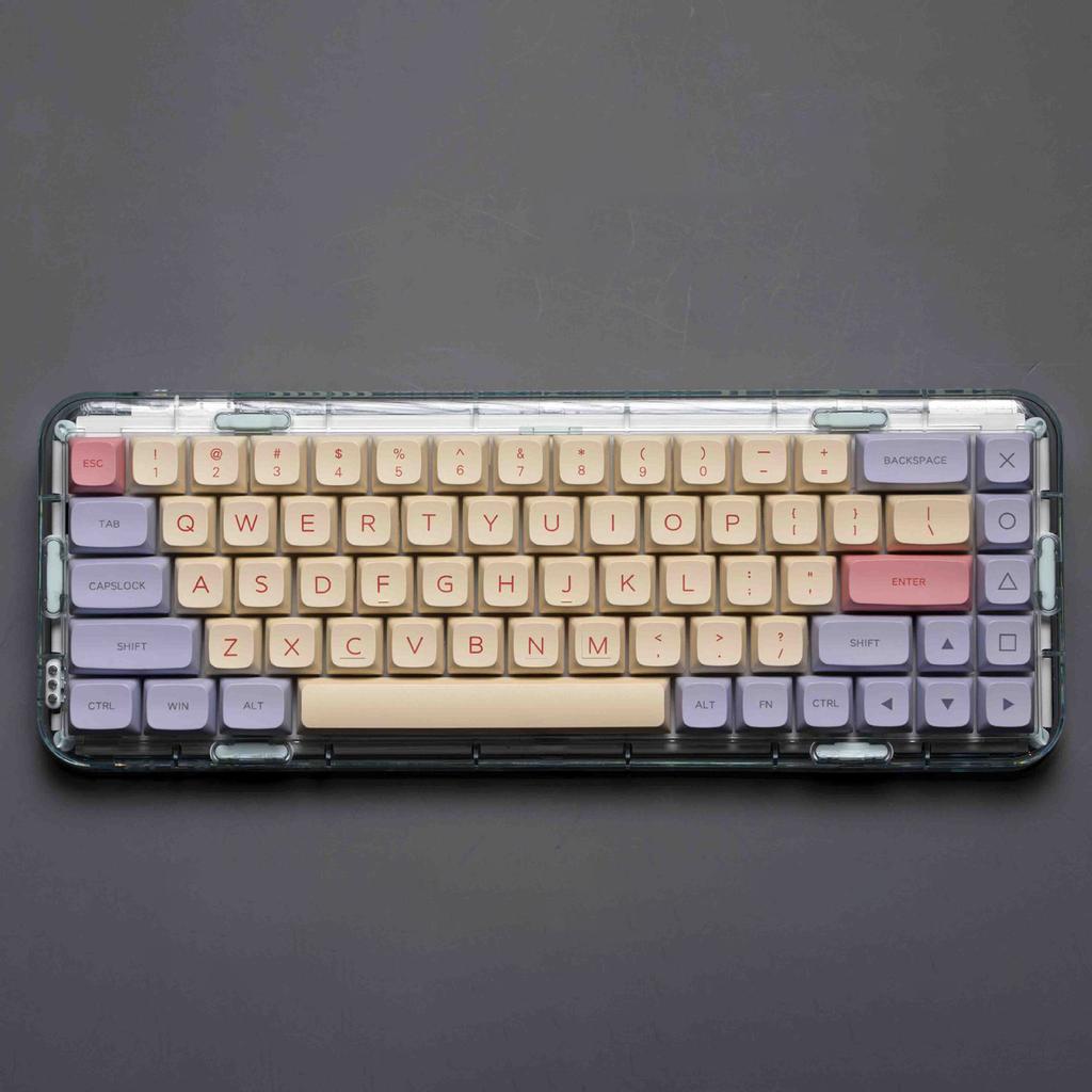 Marshmallow 128 Keys Keycap PBT Dye Sublimation XDA Profile For MX Switch Fit 61/64/68/87/96/104/108 Keyboard XDA Keycap