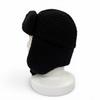 Pristine CHANEL Knit cap COCO Mark Chapka Hat Trapper Hat Flight Hat cashmere Used