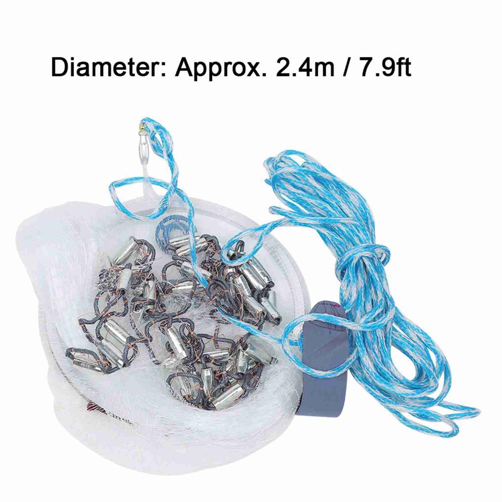 Portable   Fishing Mesh Net Cast Net Fishing Tool Accessories   Type