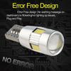 2PCS Car Reading Light T10 LED Bulbs Plug And Play Common Uses License Plate Lights Map Lights Brake Lights Fog Lights Etc