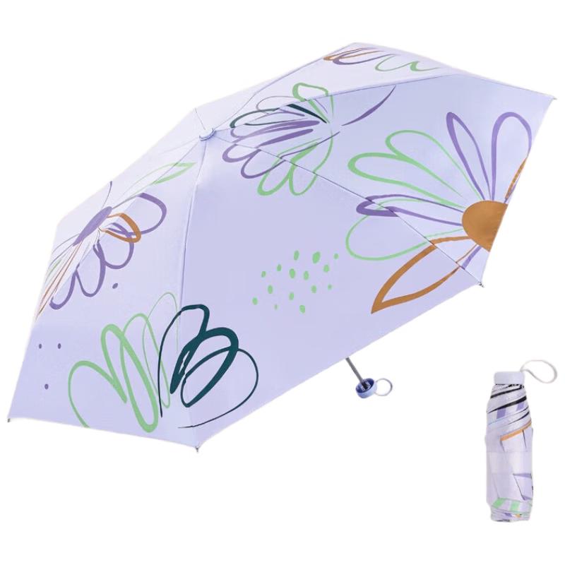 

Tiantang Portable 3-Fold UV Protection Sun & Rain Umbrella
