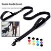 Reflective Explosion-Proof Shock-Absorbing Double-Handle Leash for Large Dogs