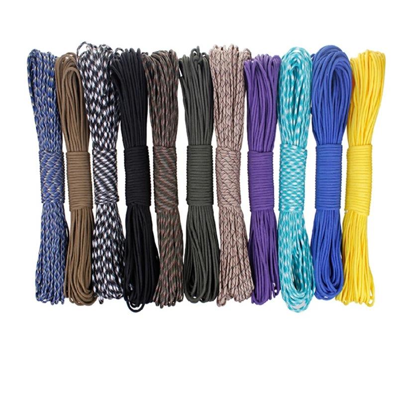 7-core 4mm Umbrella Rope Outdoor Multifunctional Mountaineering Parachute Equipment Safety Rope 31 Meter Umbrella