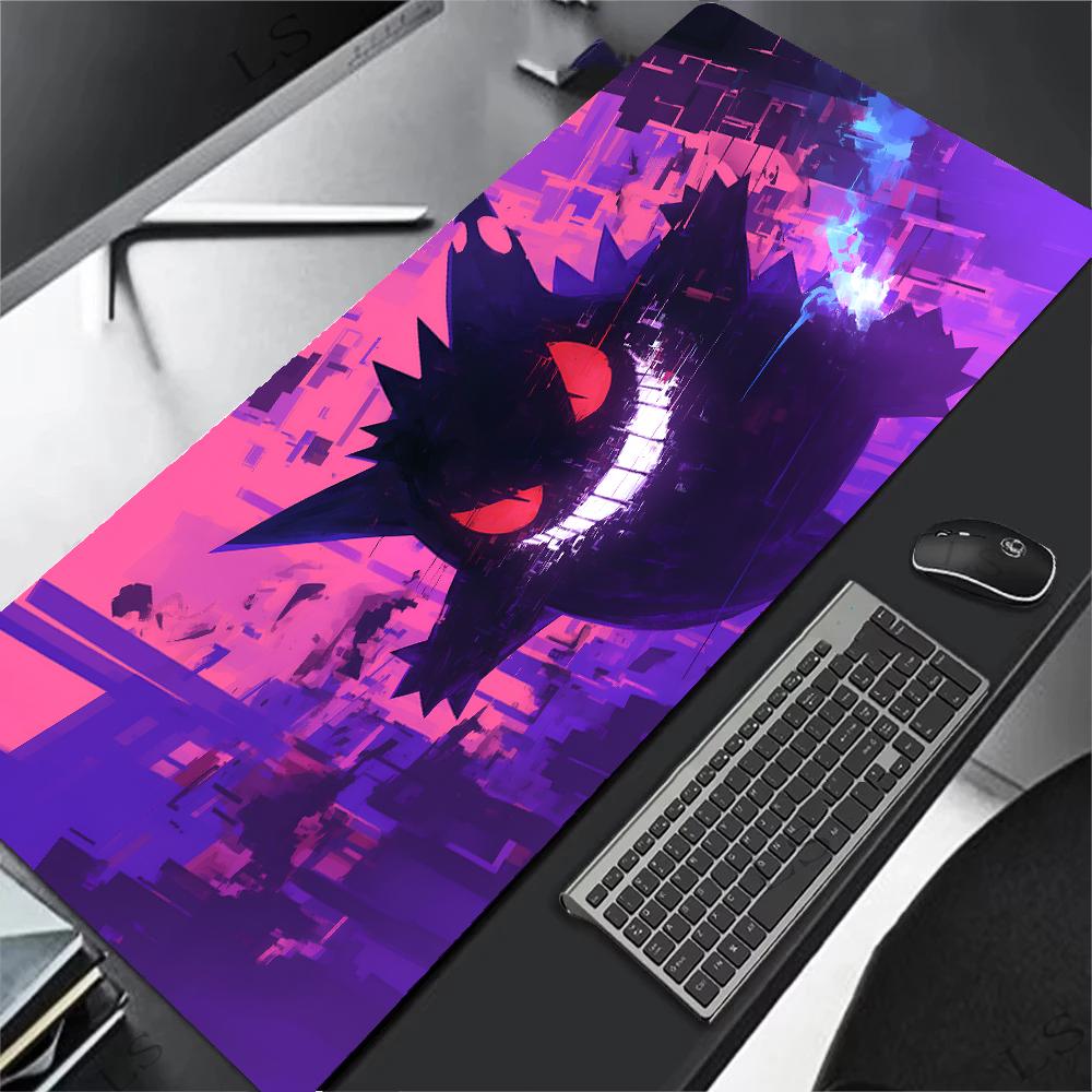 x Mouse Pad Computer Speed Japan Anime Esports Carpet XXL Laptop Keyboard PpokemonS Ggengar Mousepad Office Desktop Mat 30x80x0.2cm