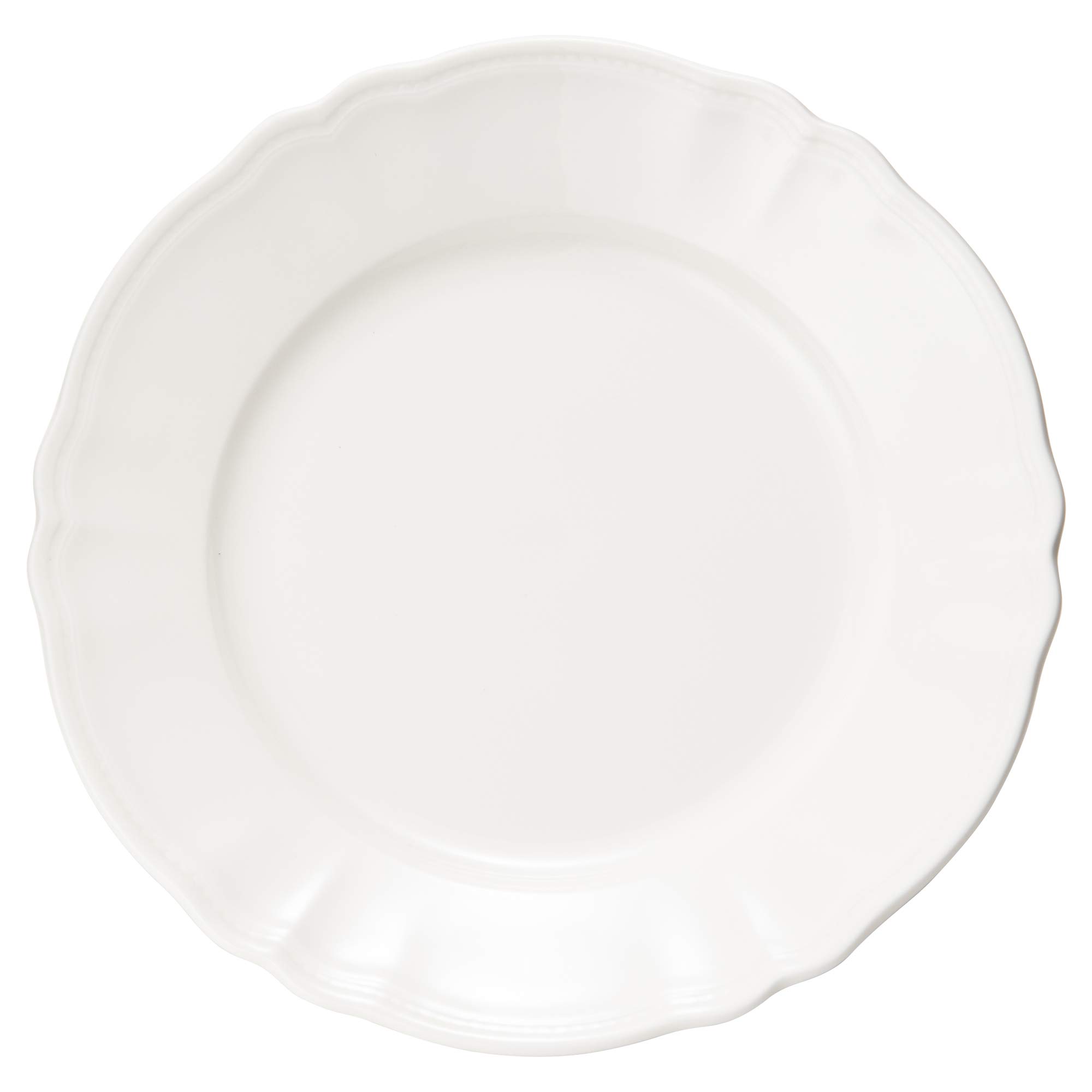 

NARUMI Pro-Style 27cm White Lunch Plate, Simple Design, Microwave-Safe, Dishwasher-Safe, Made in Japan, Product Number: 50180-5140