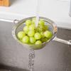 6 Inch Stainless Steel Fine Mesh Strainer Rinse Strain Drain Sifter Kitchen Tool Dishwasher Safe Durable Construction
