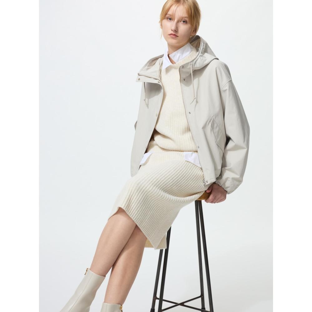 Uniqlo Cotton Blend Short Parka