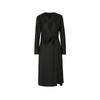 Less 2023 Spring V-Neck Slit Long Sleeve Dress
