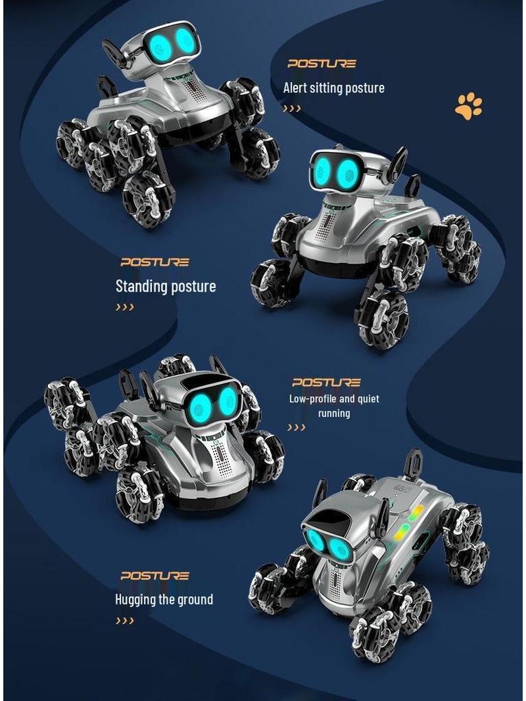 Interactive Gesture-Controlled Robot Dog Toy for Kids