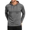 Men's Hooded Shirt Loose Fit Casual Long Sleeve for Outdoor Fall Winter