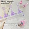 1Pcs Acrylic Nail Stand Tips Holders Chess Shaped Fingernail Diy Magnetic Training Practice Display Manicure Nail Tool For Salon
