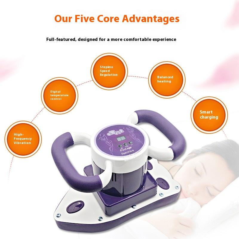 Heating vibration muscle fat shock instrument multifunctional ovarian high frequency household shaping vibration massager