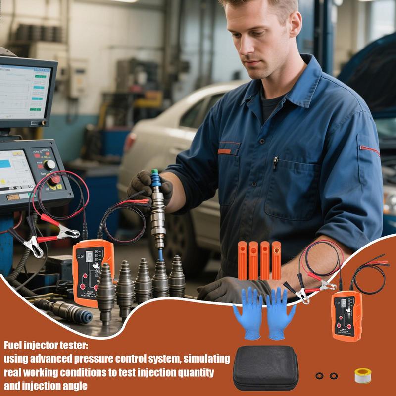 

Injector Tester Automobile Fuels Injector Compact Set With Pressure Induction For Cleaning And Removal Automotive Car Use China Mainland