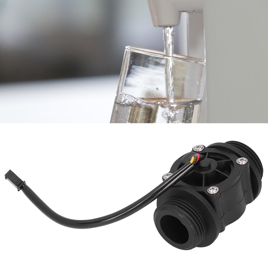 G1in Maschio Sensore di Flusso d'Acqua Hall Contatore Flussimetro per Lettore di Schede Erogatore Scaldabagno