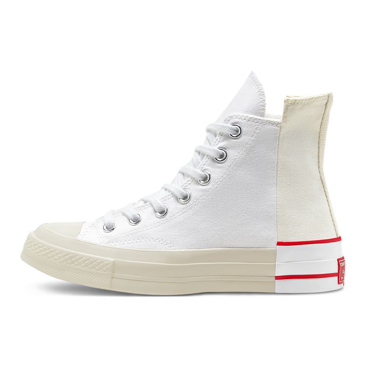 

Converse Chuck 70 High Rivals Edition - Кроссовки унисекс бело-красные Egret University-Red 168671C