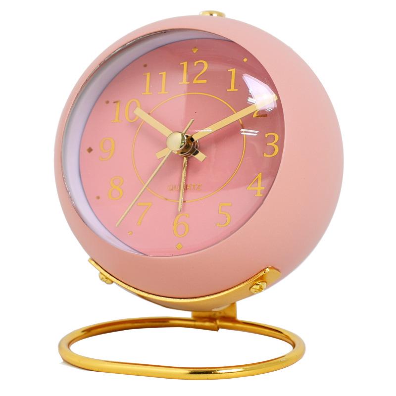 Nordic Minimalist Children's Silent Alarm Clock - Luminous Desktop Bedside Clock