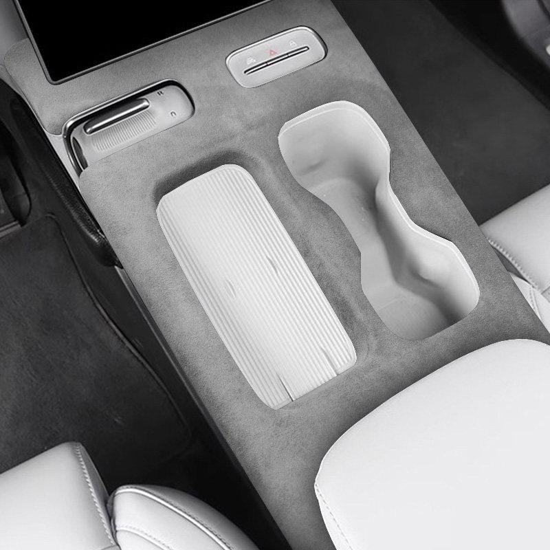 For Nio ES6 EC6 Central Control Gear Panel Decor Sticker Armrest Box Cover Rear Seat Anti Kick Protective Frame Modification