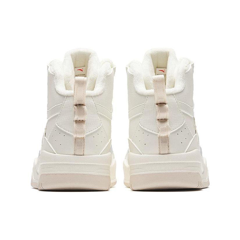 Anta Wave Shoes Comfortable Versatile Non-Slip Wear-Resistant High-Top Skate Shoes Women Sneakers Light-Blue 922348903-1