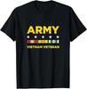 NEW LIMITED Vietnam Veteran Shirt Army Flags Design Gift Idea T-Shirt