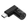 CY Adapter DC 20V Jack 4.5 X 3.0 Mm Input USB-C Type-C Output 90-degree Right Angle Power Plug Charging Adapter 65W