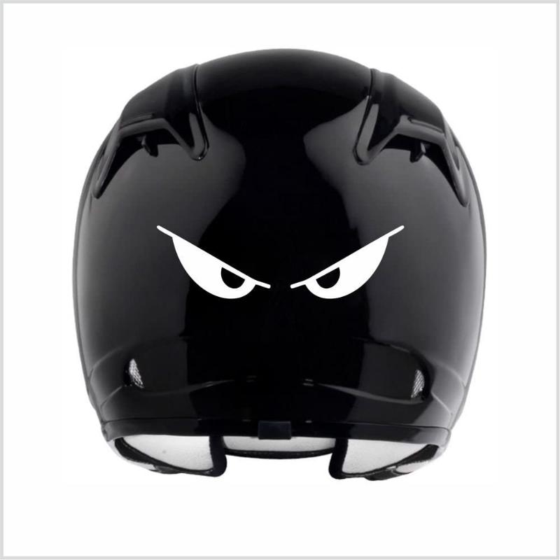 Evil Eyes PET Reflective Motorcycle Helmet Body Sticker Car Sticker Personalized Decoration Helmet Decals Automobile Accessories