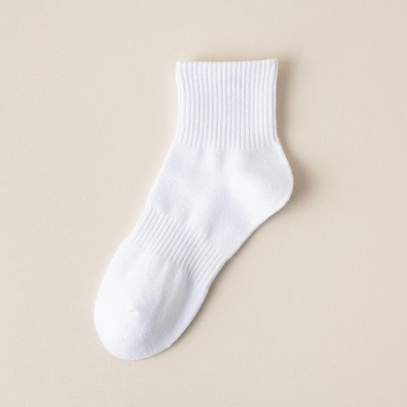 JINGRUIXIANG Unisex Odor-Resistant Cotton Crew Socks