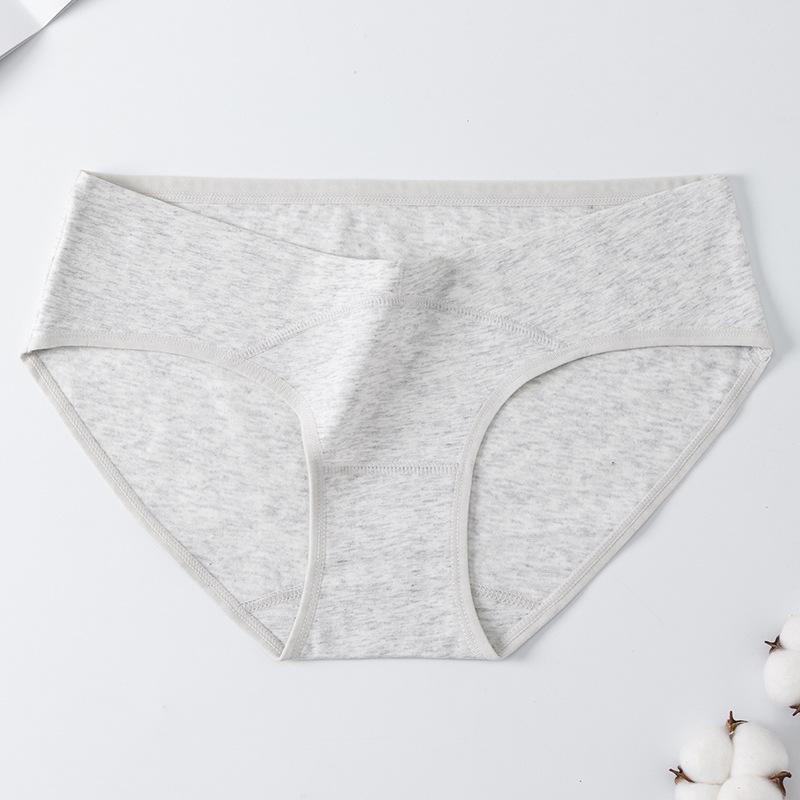 V Shape Maternity Cotton Underwear Antibacterial For Pregnant Women Early Mid Late Stage