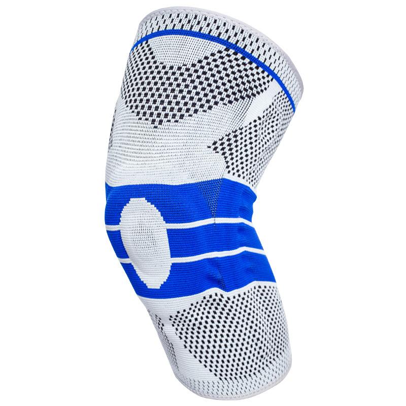 

Трехмерное 3D вязание защитное снаряжение для верховой езды на открытом воздухе, спортивные наколенники, противоскользящая пружинная поддержка, амортизирующая наколенница XL