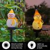 Outdoor Snowman Path Light Solar-Powered Waterproof Lamp Waterproof Solar Snowman Light Outdoor