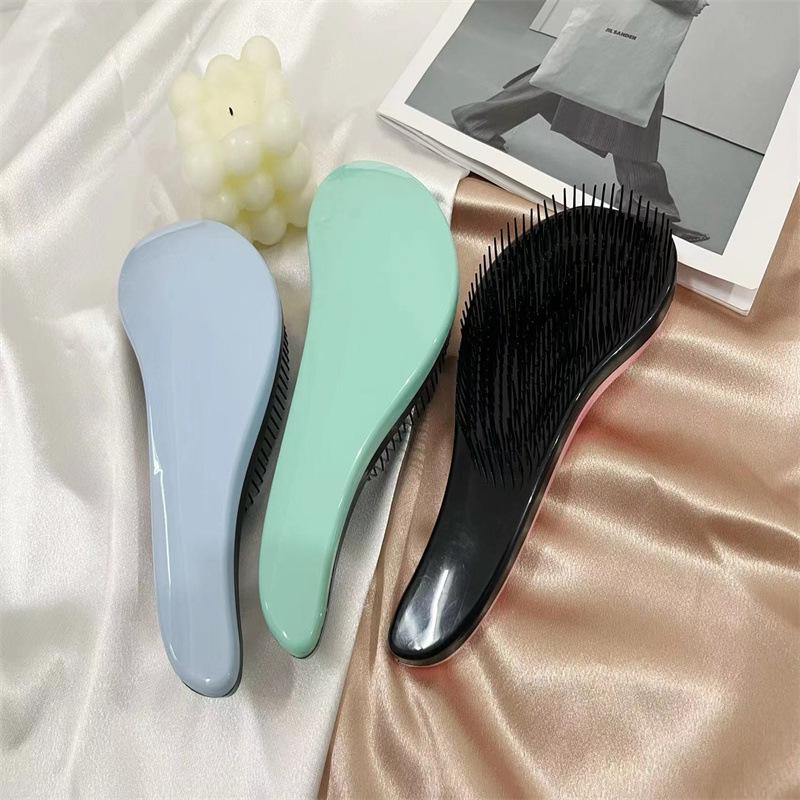 Anti-Static Cross-Border Massage Hair Comb - TT Smooth Plastic Hairdressing Tool