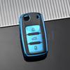 2/3 Button Car Key Case Cover For Volkswagen Vw  Bora Beetle Caddy T5 Passat Up Eos Tiguan For Skoda A5 Seat Leon Alte Bag Shell