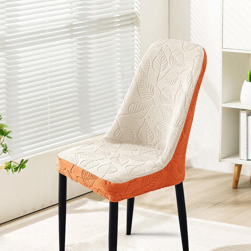 ჟაკარდის მოხრილი სახლის ელასტიური გასქელებული სკამის საზურგე კატის ნაკაწრების მიმართ მდგრადი უნივერსალური სასადილო სკამი