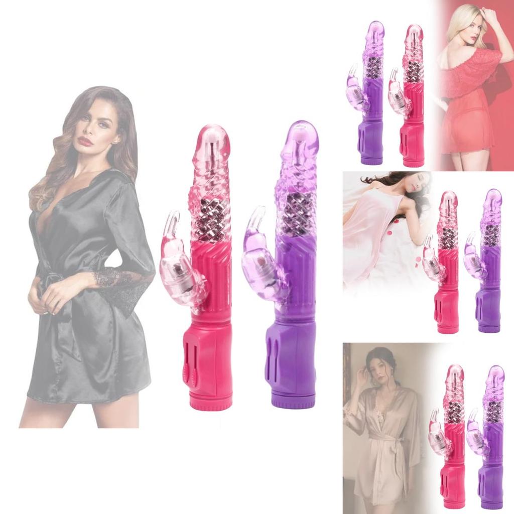 Vibrant Purple And Pink Electric Vibrator The Yutu Lover For Ultimate Pleasure And Stimulation