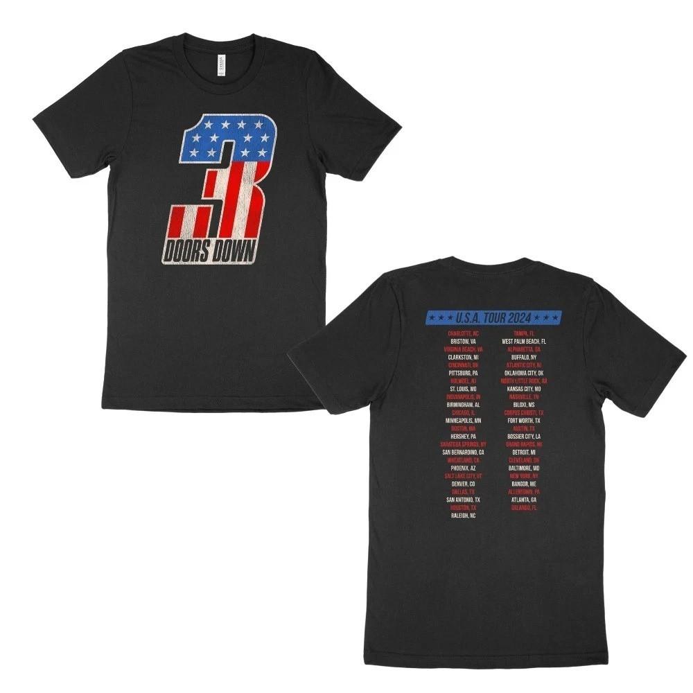 SALE JVintage 3 Doors Down Brad Arnold Tour 2024 T-shirt S-5XL Unisex T-Shirt L
