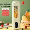 Compact Rechargeable Electric Fruit Juicer with Auto-Clean Function for Home Use