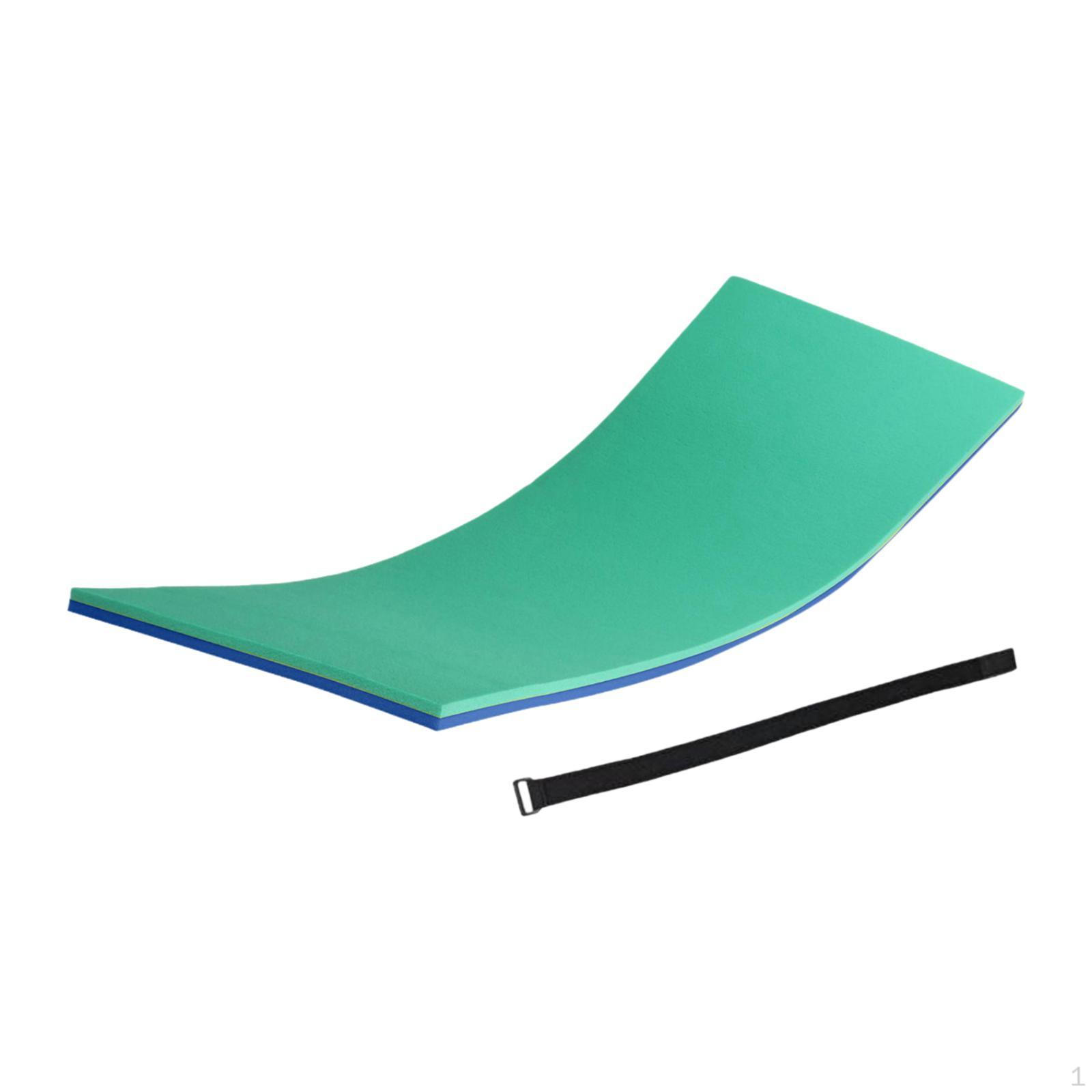 

Foam Floating Mattress for Swimming Pool, Ideal The Beach, Or During. Green Blue