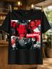 Scream Red And Band Collage With Glowing Tunnel Intense Portraits And Bold Title Dramatic Unisex All TShirt