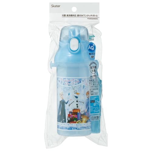 Skater Water Bottle Disney Frozen 24 480ml Children's Antibacterial Plastic Child Friendly Lightweight Made in Japan PSB5SANAG-A