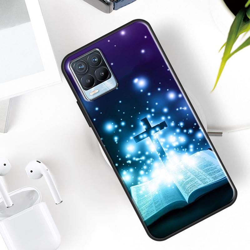 Jesus Cross Case For Realme 15 11 Pro Plus 12 13 14  C71 C75 C55 C51 C53 C25 C63 C61 C65 C67 GT6 GT7 Pro