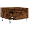  Coffee Table, Smoked Oak, 55x55x36.5 Cm